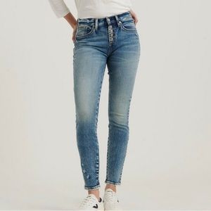 Lucky Brand Ava Mid Rise Skinny Jeans